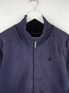 Le Coq Sportif Sweatjacke Blau L – Detailansicht Vorderseite