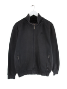 Le Coq Sportif Sweatjacke Schwarz L – Vorderseite