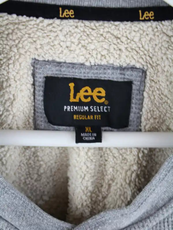 Lee Sweater Grau XL – Etikett