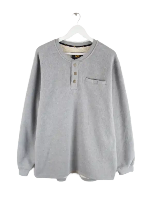 Lee Sweater Grau XL – Vorderseite