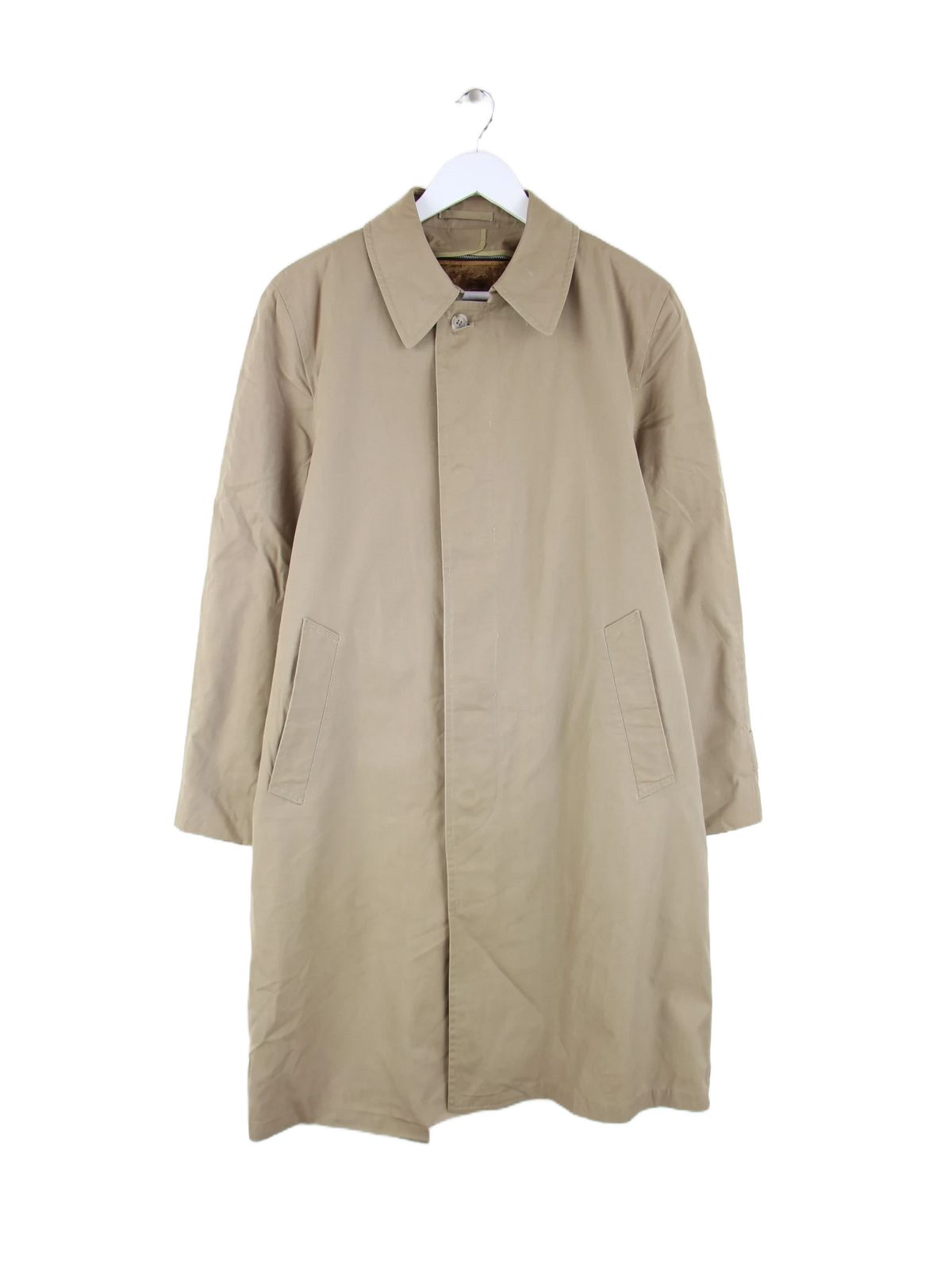 London Fog Mantel Beige M – Vorderseite