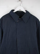 London Fog Mantel Blau M – Detailansicht Vorderseite