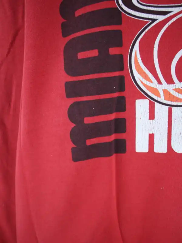 Mitchell & Ness Sweater Rot L – Etikett