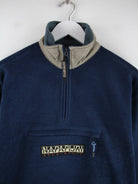 Napapijri Fleece Blau L – Detailansicht Vorderseite
