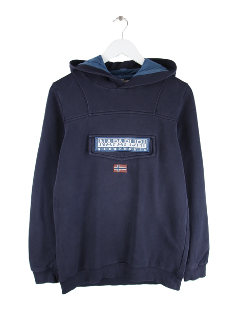 Napapijri Hoodie Blau M – Vorderseite
