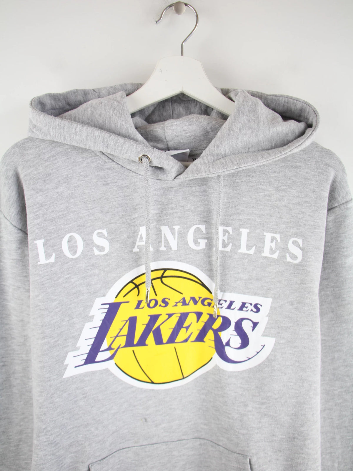 NBA Hoodie Grau XL – Detailansicht Vorderseite