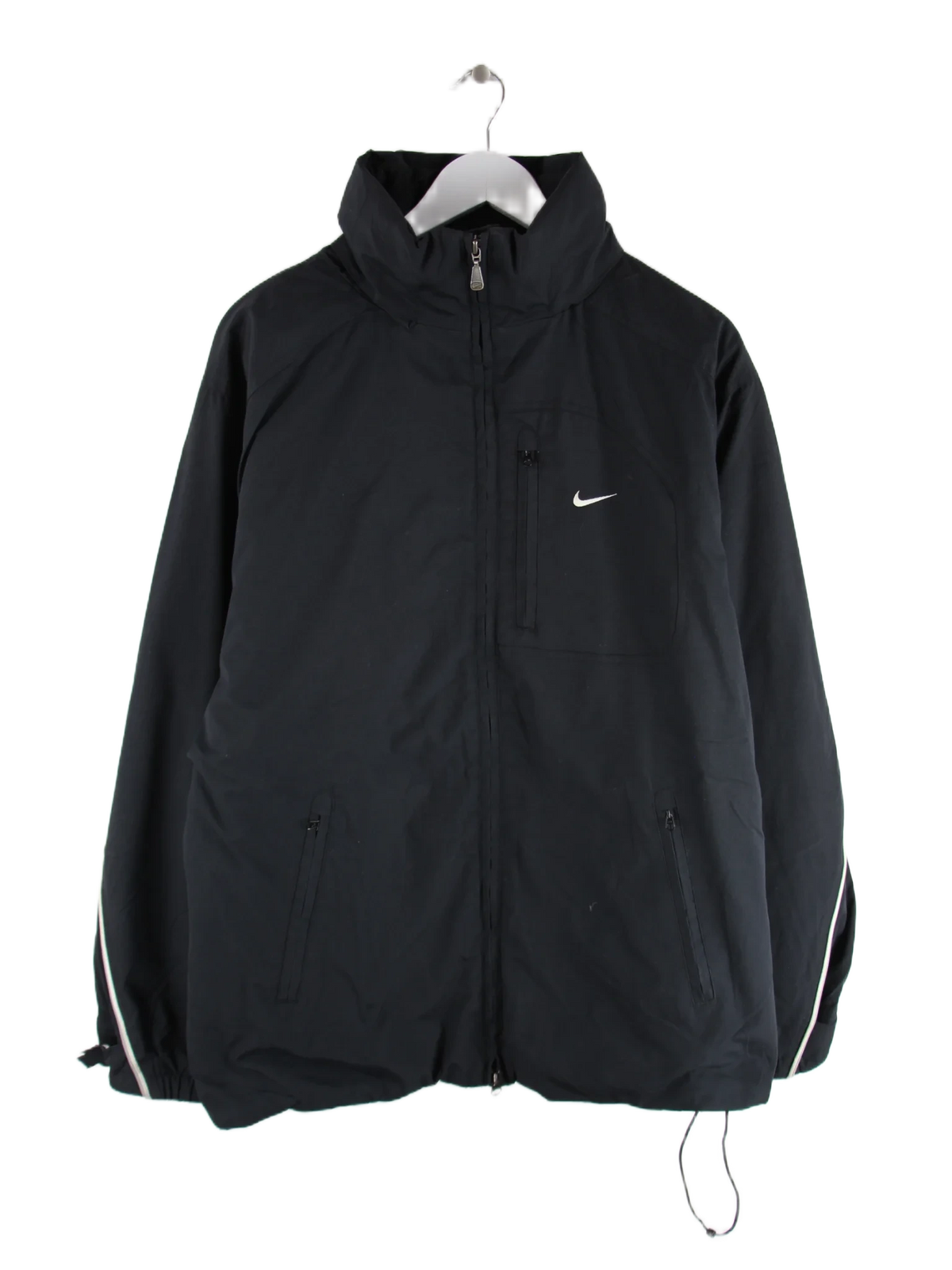 Nike Jacke Schwarz L – Vorderseite