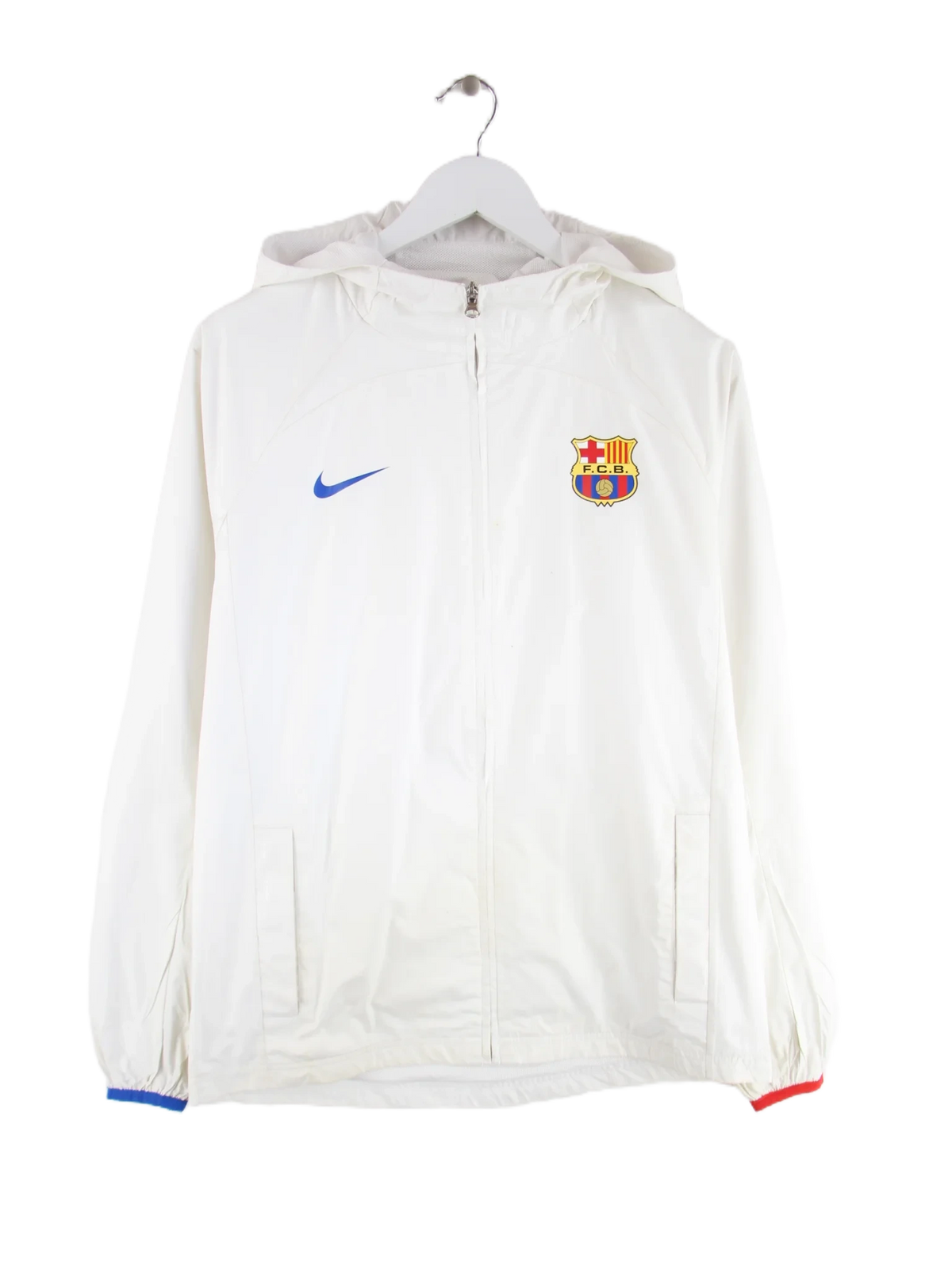 Nike Leichte Jacke Weiß M – Vorderseite