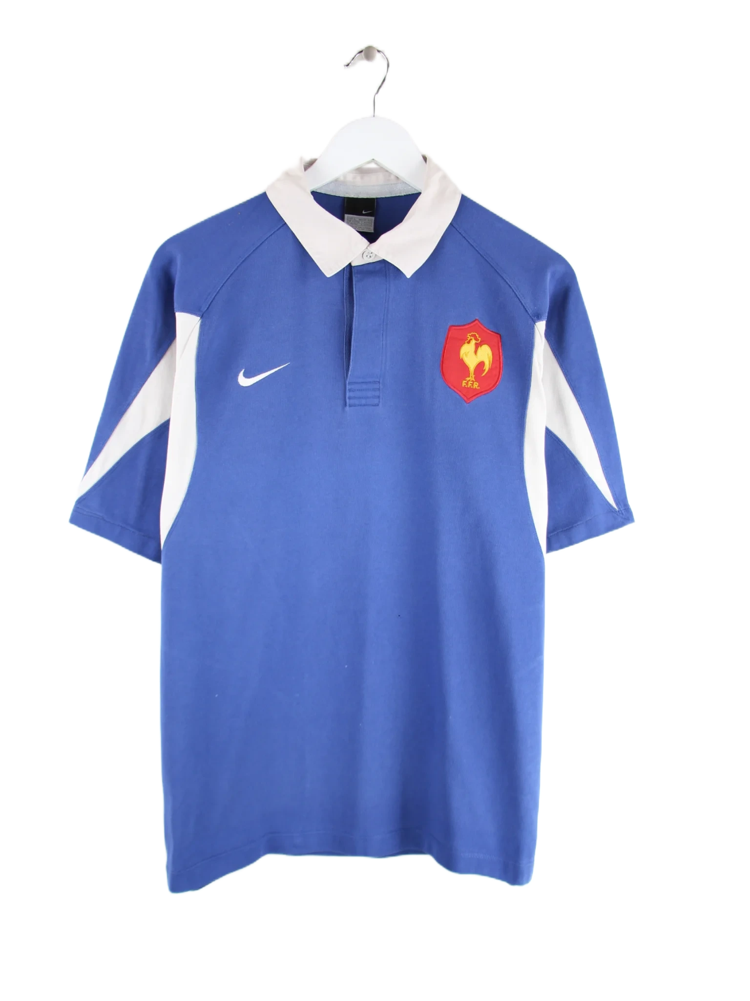 Nike Polo Blau L – Vorderseite