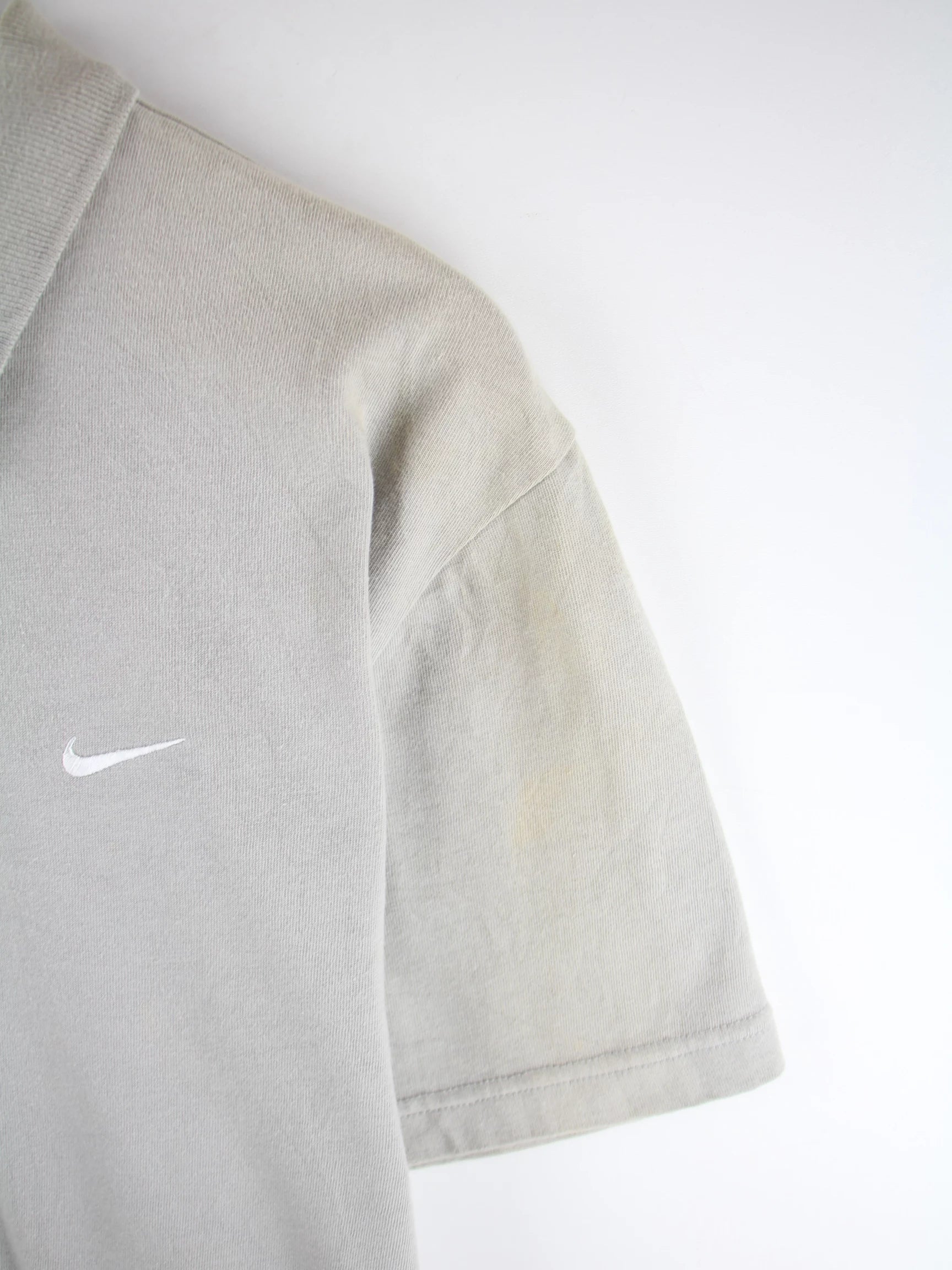Nike Polo Grau XL – Etikett