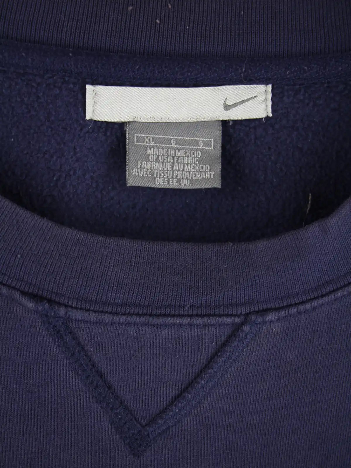 Nike Sweater Blau XL – Etikett