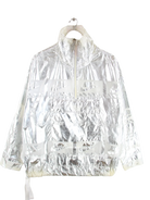 Nike Windbreaker Grau M – Vorderseite