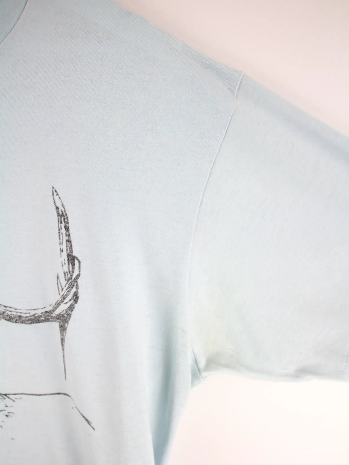 Oneita T-Shirt Blau XL – Detailbild 3