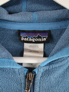 Patagonia Fleece Blau XL – Detailansicht Vorderseite