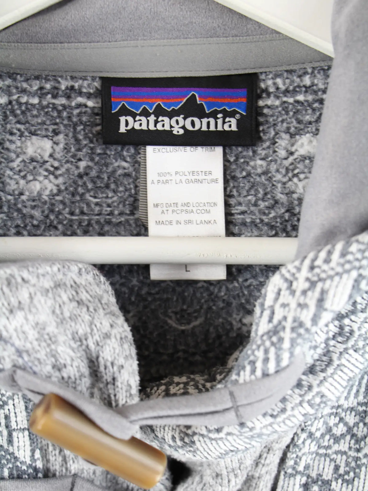 Patagonia Leichte Jacke Grau L – Etikett