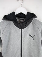 Puma Hoodie Grau S – Detailansicht Vorderseite