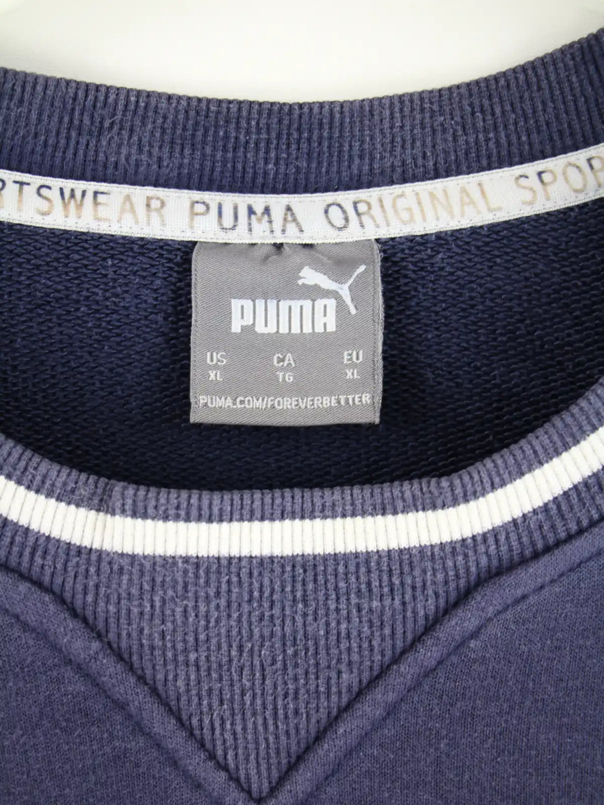 Puma Sweater Blau XL – Etikett