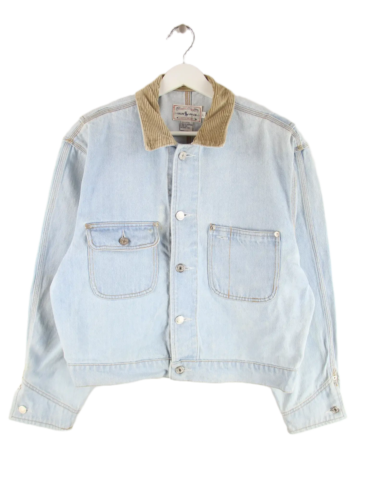 Ralph Lauren Jeansjacke Blau L – Vorderseite