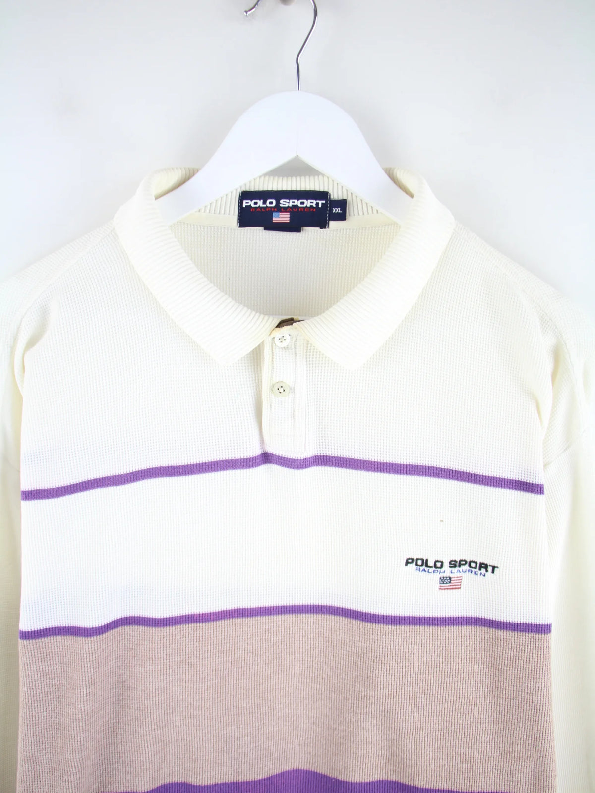 Ralph Lauren Polo Beige XXL – Detailansicht Vorderseite