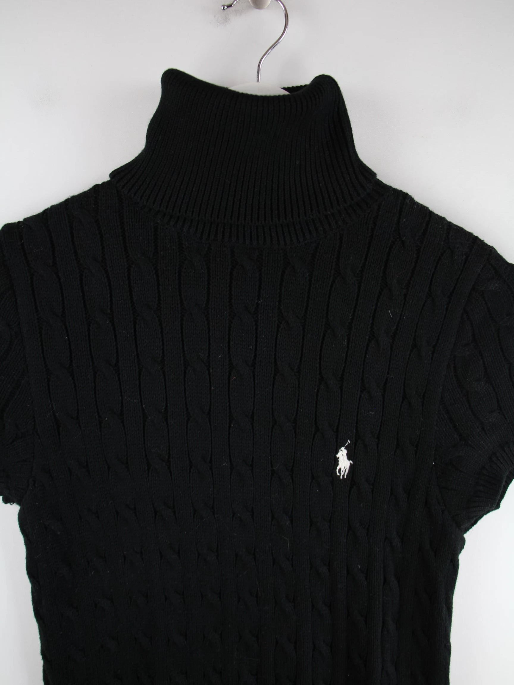 Ralph Lauren Pullover Schwarz M – Detailansicht Vorderseite