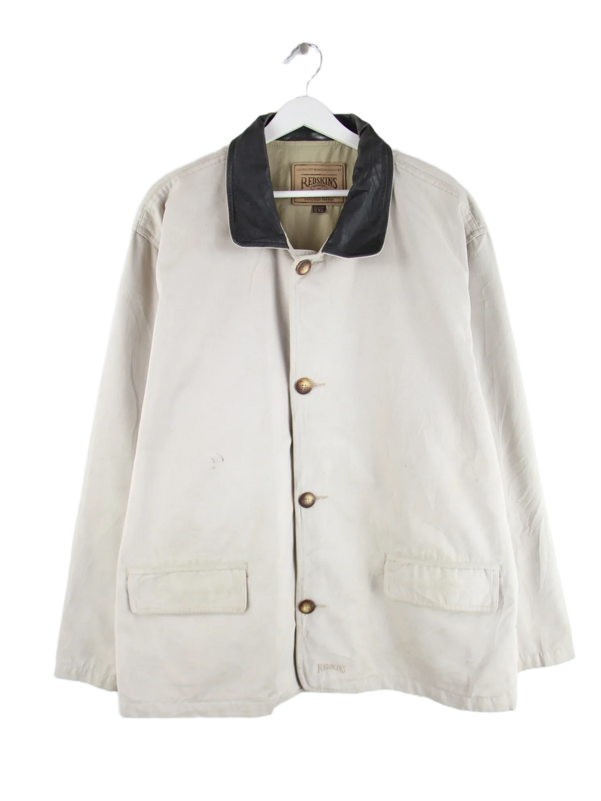 Redskins Jeansjacke Beige XXL – Vorderseite
