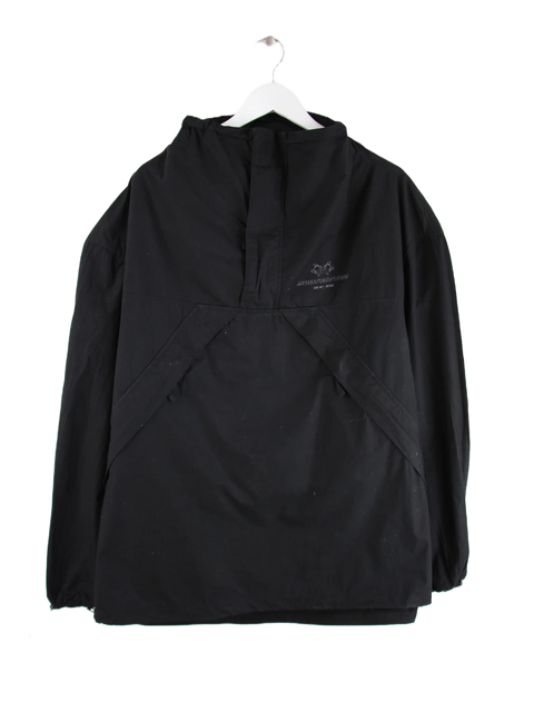 Roottattoo Windbreaker Schwarz XL – Vorderseite