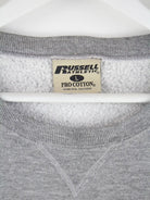 Russell Athletic Sweater Grau L – Etikett