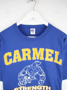 Russell Athletic T-Shirt Blau L – Detailansicht Vorderseite