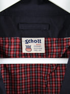 Schott Jacke Blau L – Etikett