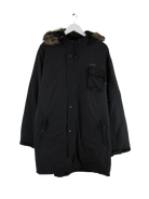 Schott Jacke Schwarz XL – Vorderseite