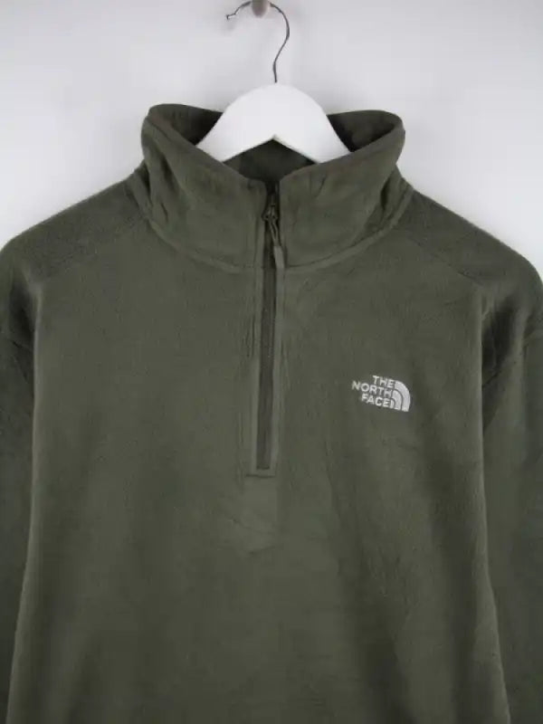 The North Face Fleece Grün M – Detailansicht Vorderseite