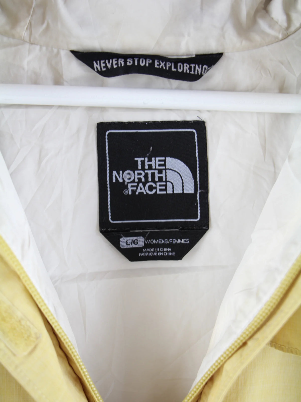 The North Face Leichte Jacke Gelb L – Etikett