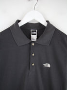 The North Face Polo Grau L – Detailansicht Vorderseite