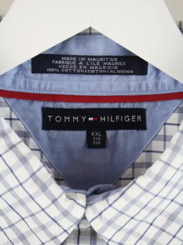 Tommy Hilfiger Hemd Weiß XXL – Etikett