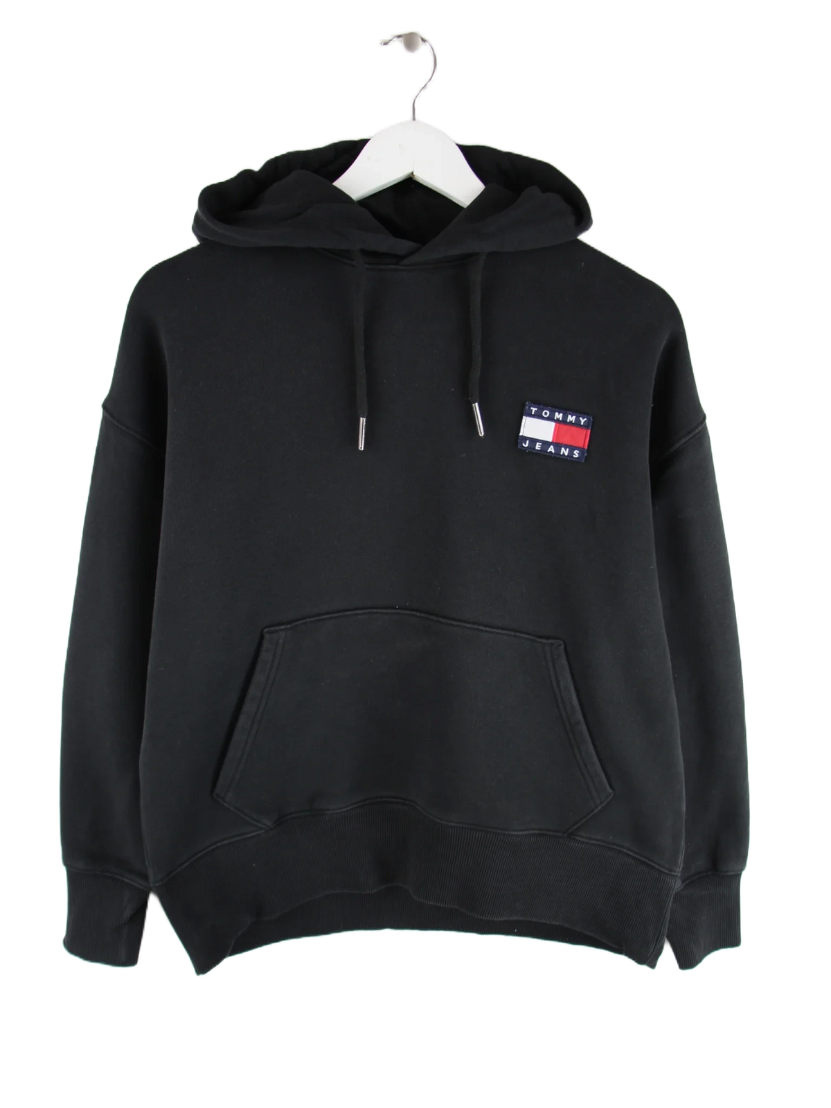 Tommy Hilfiger Hoodie Schwarz S – Vorderseite