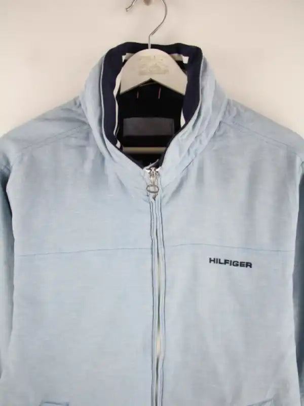 Tommy Hilfiger Leichte Jacke Blau M – Detailansicht Vorderseite