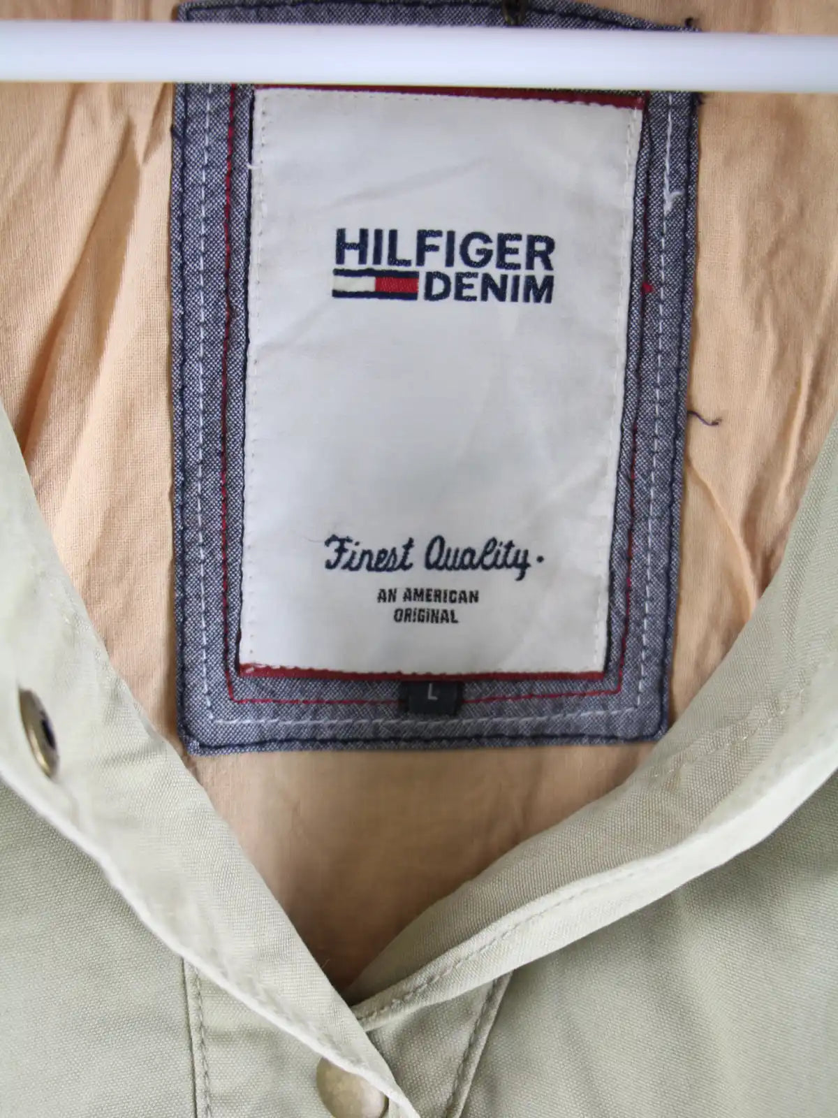 Tommy Hilfiger Leichte Jacke Grün L – Etikett