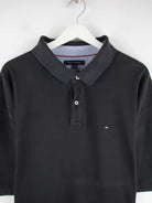 Tommy Hilfiger Polo Schwarz 3XL – Detailansicht Vorderseite