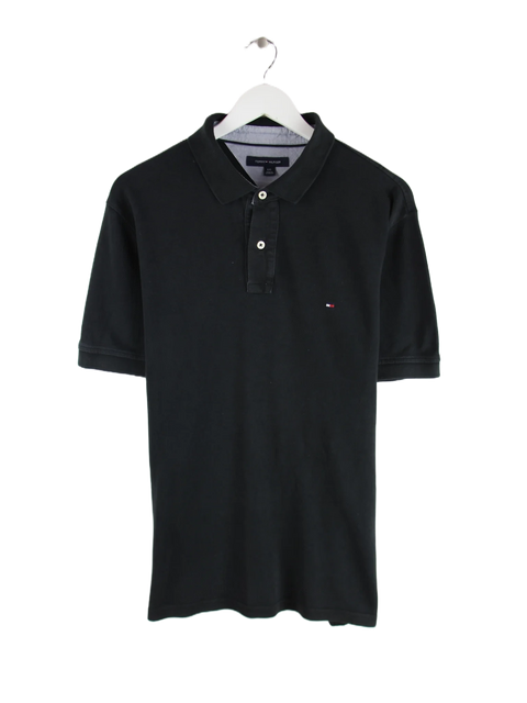 Tommy Hilfiger Polo Schwarz L – Vorderseite