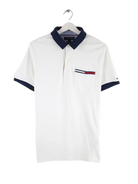 Tommy Hilfiger Polo Weiß L – Vorderseite