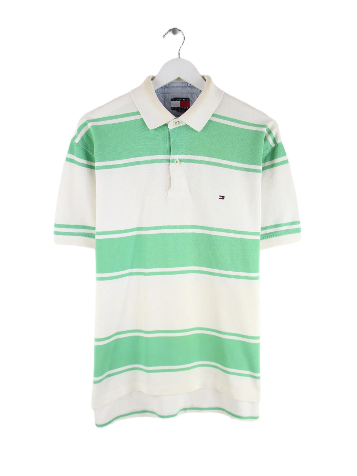 Tommy Hilfiger Polo Weiß M – Vorderseite