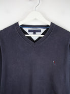 Tommy Hilfiger Pullover Blau L – Detailansicht Vorderseite