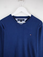 Tommy Hilfiger Pullover Blau S – Detailansicht Vorderseite