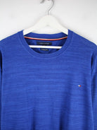 Tommy Hilfiger Pullover Blau XXL – Detailansicht Vorderseite