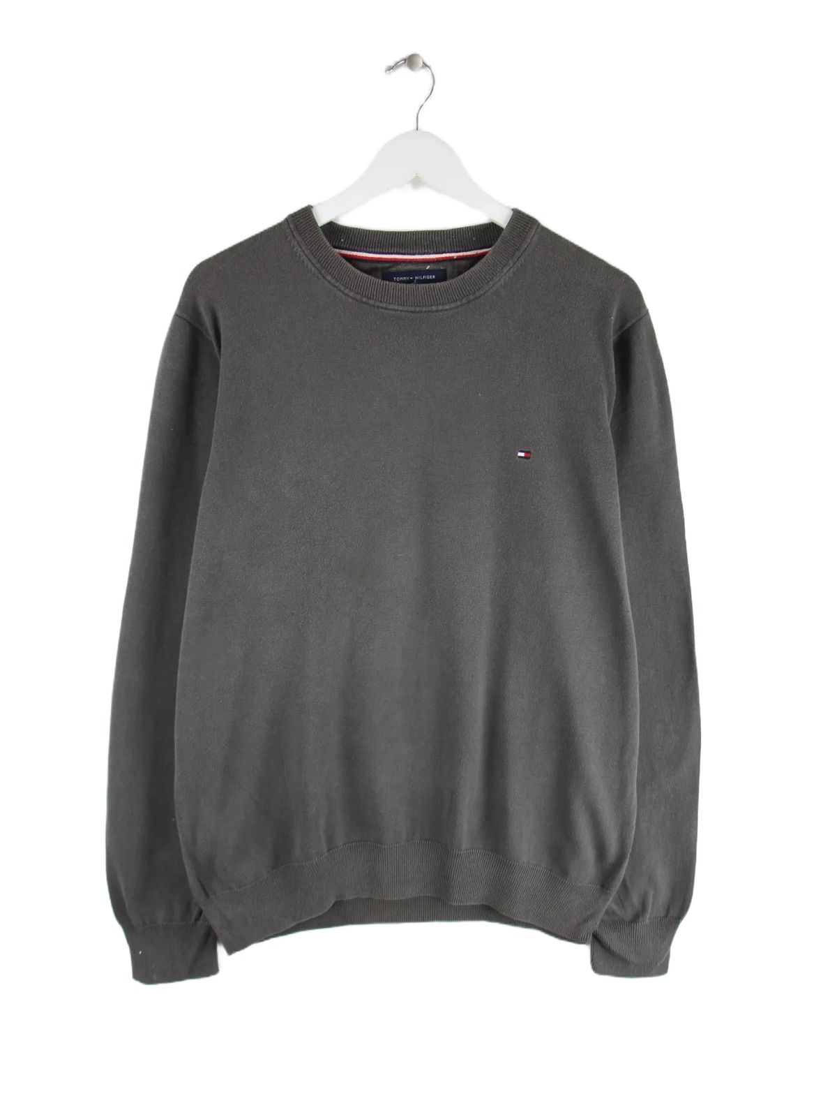 Tommy Hilfiger Pullover Grau L – Vorderseite