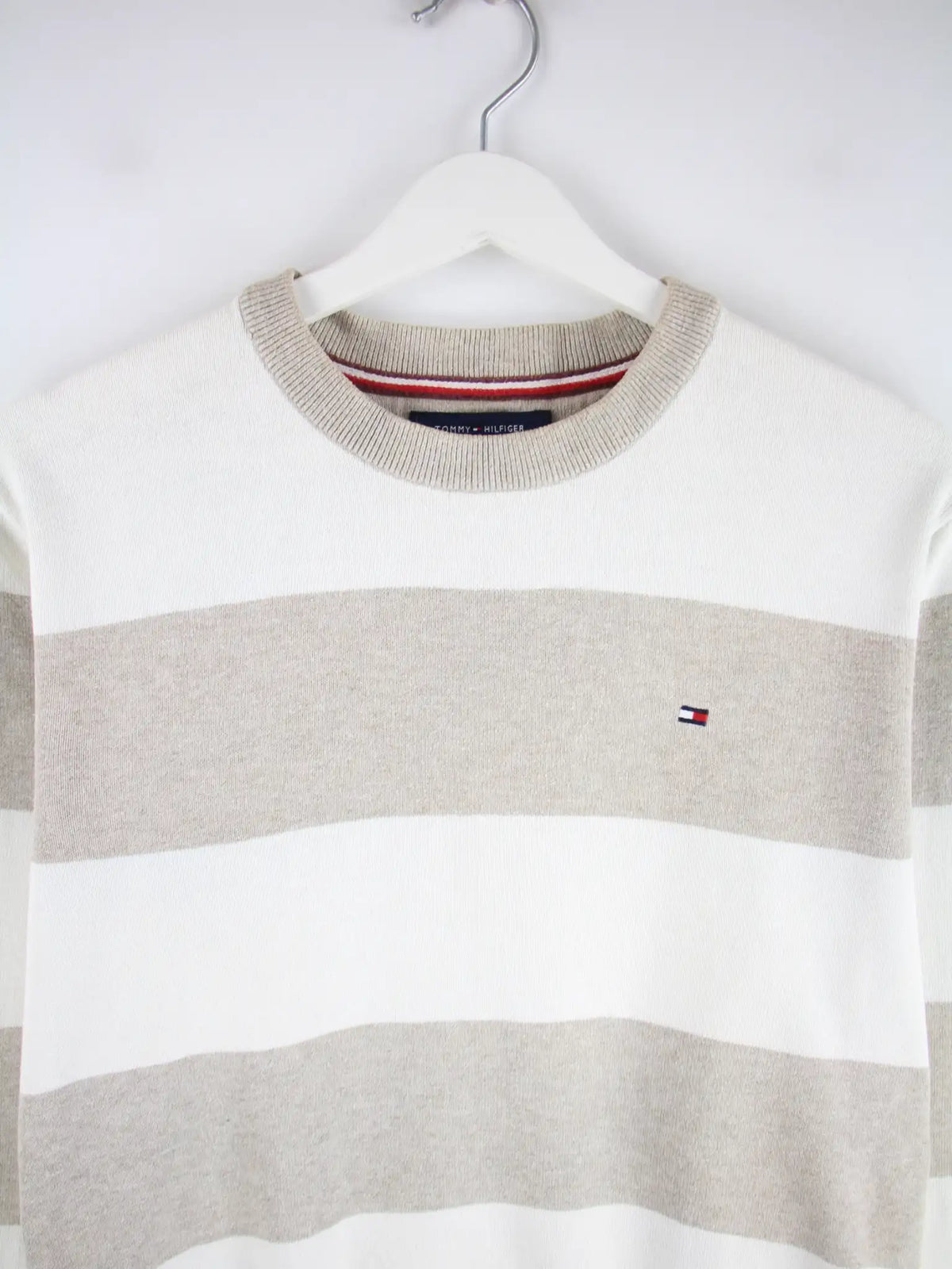 Tommy Hilfiger Pullover Weiß S – Etikett