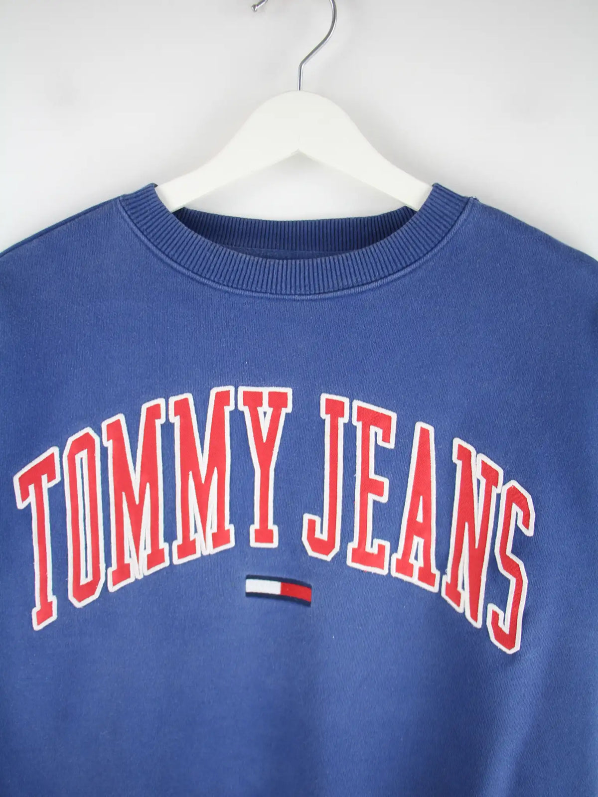 Tommy Hilfiger Sweater Blau XS – Detailansicht Vorderseite