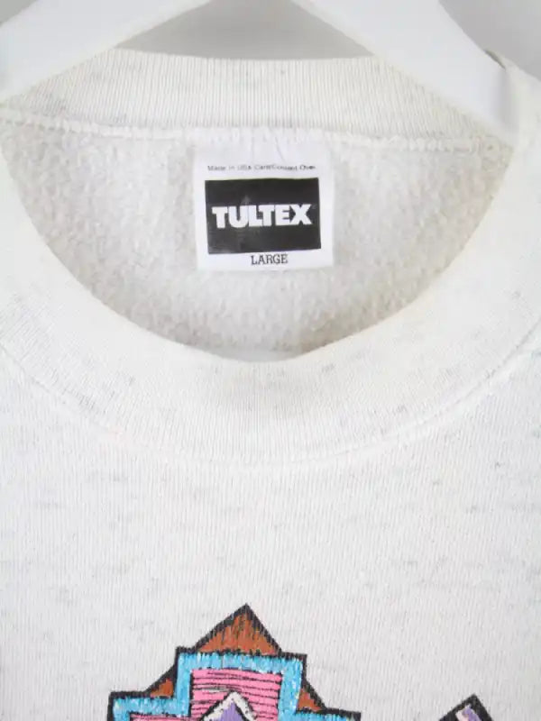 Tultex Sweater Weiß L – Detailbild 1