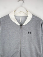 Under Armour Sweatjacke Grau L – Detailansicht Vorderseite