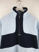 Vintage Fleece Blau L – Detailansicht Vorderseite
